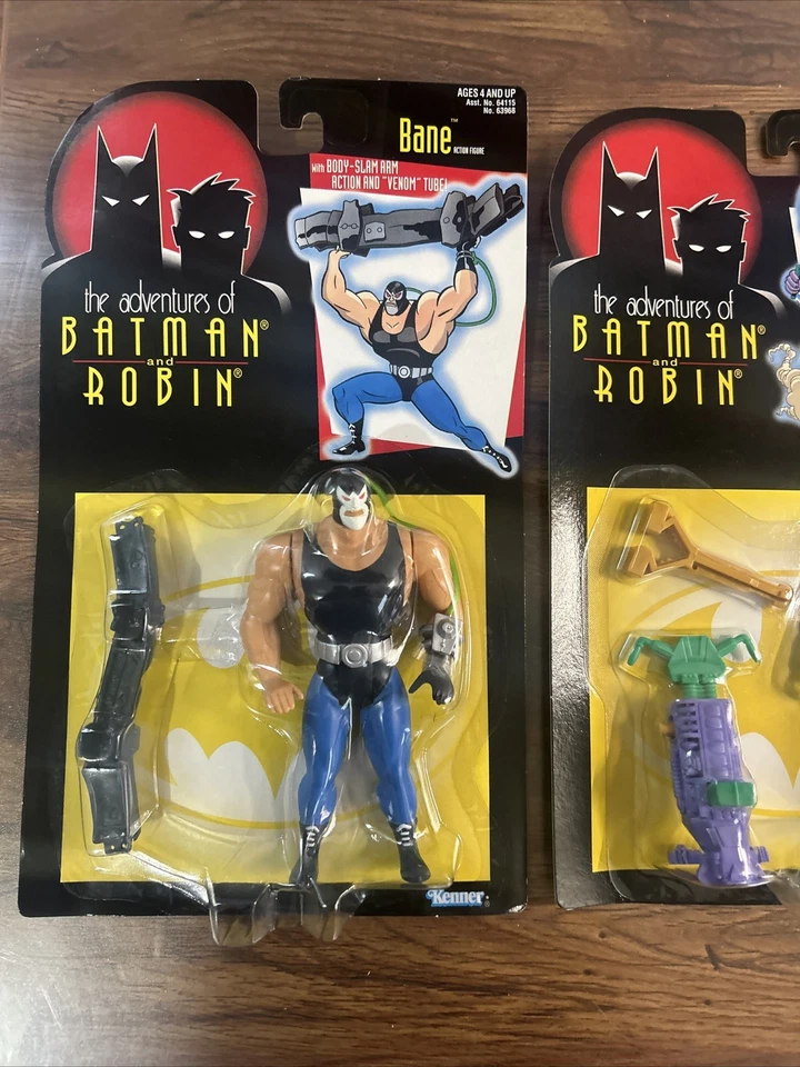 Batman Robin Animated Series - Pogo Stick Joker & Bane 1995 Adventures New - Image 2 of 4