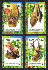 Birds Fauna Animals WWF 7 Sets Fiji Grenada Guinea Guinea-Bissau Guyana