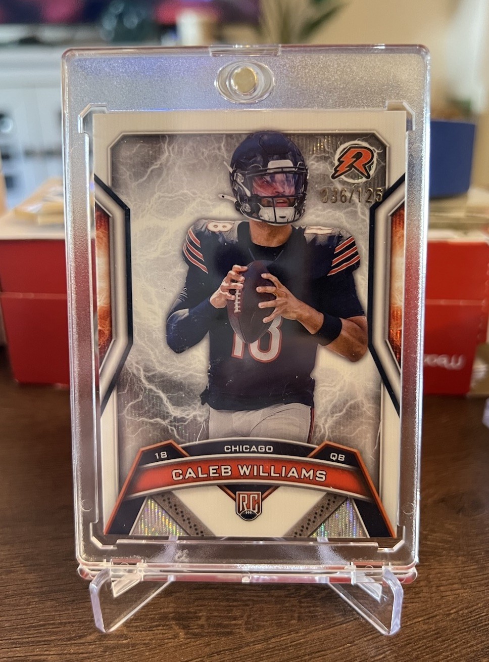 2024 Topps Resurgence - Rookies Caleb Williams #117 White Surge Refractor  /125