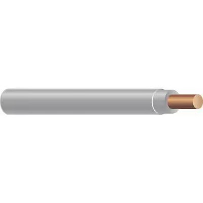 Southwire 22870001 Thhn Building Wire, Copper, 12 Awg, 1C, Gray, Solid, 500 Ft