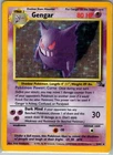 Gengar 5/62 Holo Fossil - Pokemon Card - LP