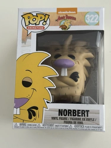 Funko Pop! Vinyl The Angry Beavers Norbert Figure #322 Animation Nickelodeon