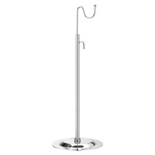 Purse Display Stand Adjustable Tabletop Single Hook Handbag Rack - Silver
