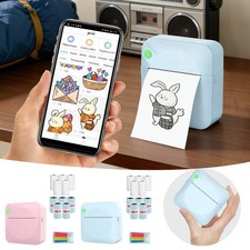Portable Mini Thermal Mobile Label Maker With Multiple Templates For Notes And
