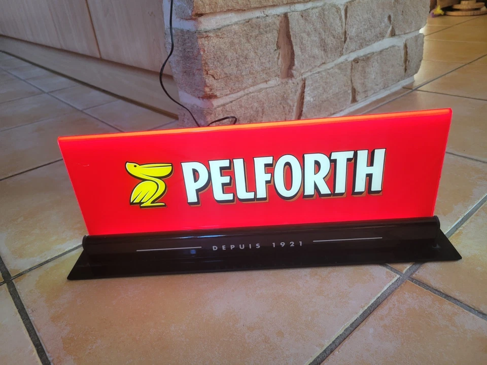 ENSEIGNE LUMINEUSE PELFORTH PÉLICAN BISTROT BAR BIÈRE ÉCLAIRAGE PUBLICITAIRE - Photo 2/4