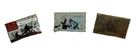 Civil War Centennial Stamp Pins: Battles of Gettysburg, Shiloh, & Wilderness