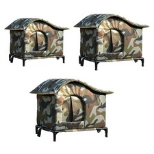 Outdoor Stray Cat House Weatherproof Feral Cat Shelter