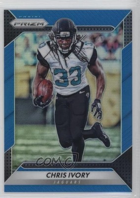 2016 Panini Prizm Light Blue Prizm 97/199 Chris Ivory #4 1n1