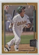 2015 Bowman Prospects Gold 43/50 Jaycob Brugman #BP141 8s6