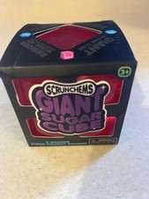 SCRUNCHEMS Giant Sugar Cube - Squishy Fidget Toy - Stress Relief Pink