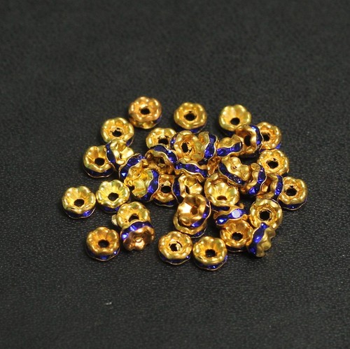 Cuentas espaciadoras de disco de diamantes de imitación de 4 mm - Imagen 11 de 21