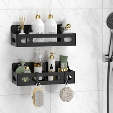 Shower Caddy Adhesive, No Drill Bathroom shower Organizers, with Removable Ho...