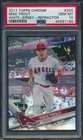 2017 Topps Chrome Mike Trout #200 Refractor Los Angeles Angels PSA 10 GEM MT