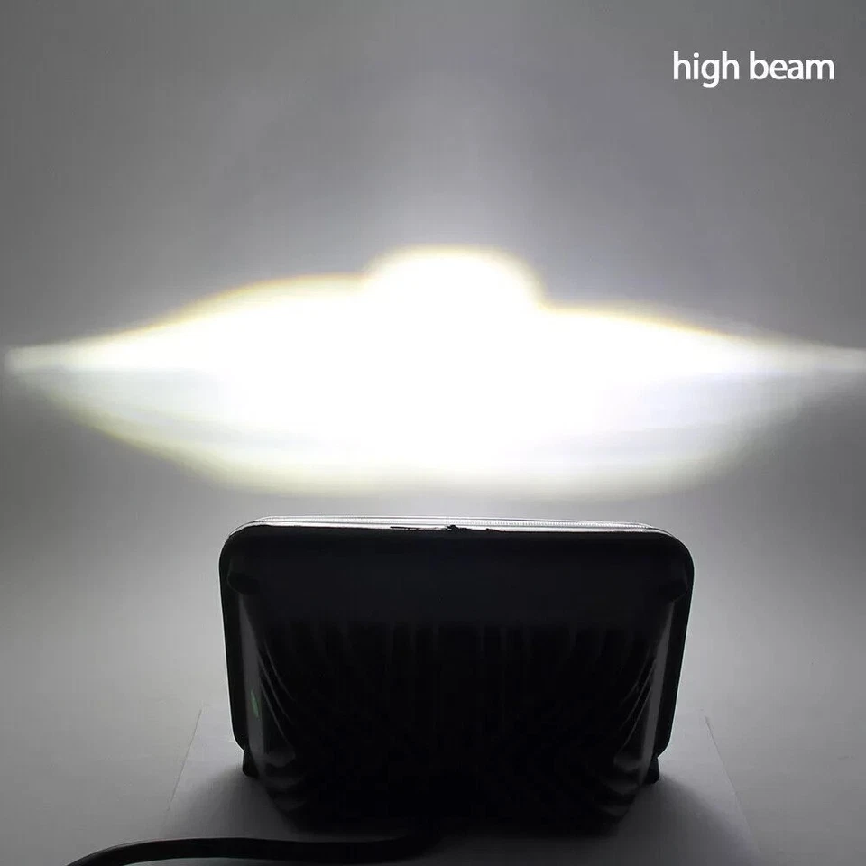 2PCS 4x6" LED Headlights High/Low DRL For Pontiac Firebird Trans Sport 1980-2002 Foto 3 de 4