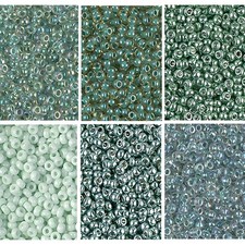 Seafoam Collection - 6 Colors 51GM Miyuki Round Seed Beads Size 11/0 MI-11-CMD20