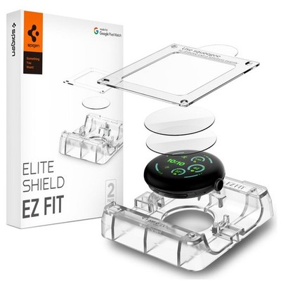 Spigen EliteShield EZ Fit 2er-Pack - Google Pixel Watch 4/3 (41 mm)