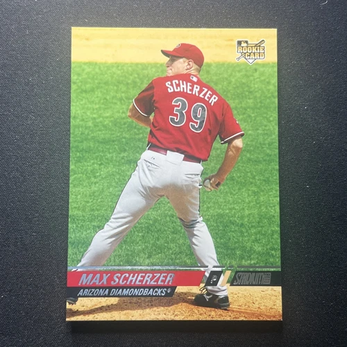 2008 Topps Stadium Club SP MAX SCHERZER /999 IMAGE VARIATION #140 RC