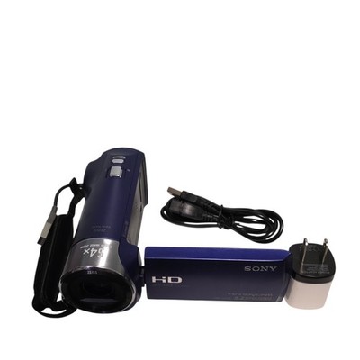 Sony Handycam HDR-CX240 9.2MP 54x Zoom Blue Digital Camcorder