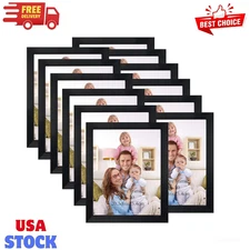 Giftgarden Black 8X10 Picture Frame Bulk, Multi 8 X 10 Photo Frames Set for Wal