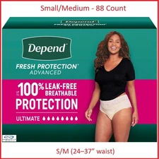 Depend Fresh Protection Advanced for Women (Sm/Med) - 88 Count - Free Shipping!