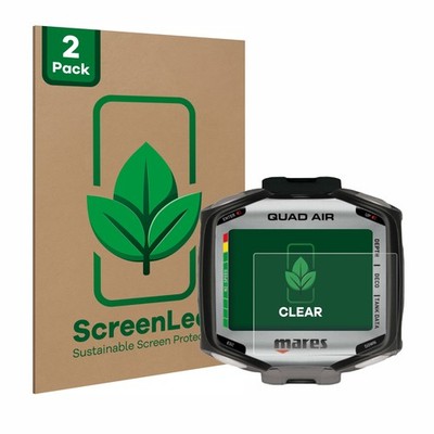 2x ScreenLeaf Displayschutzfolie für Mares Quad Air nachhaltig verpackt
