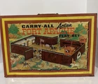 Vintage Marx Tin Fort Apache Carry-All Action Playset W/Accessories Style #4685