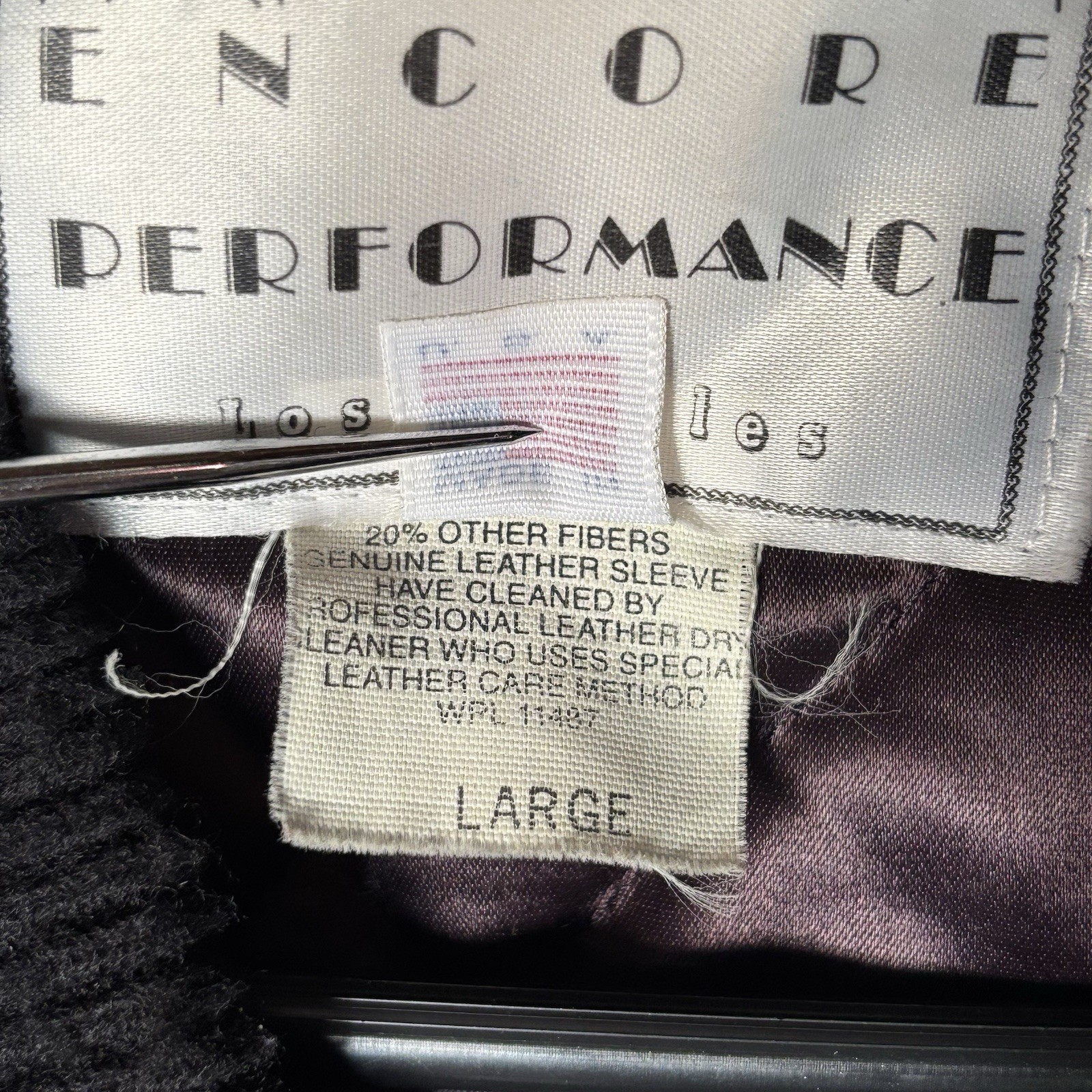 Paramount Studios Letterman Bomber Jacket Encore … - image 15