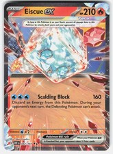 Eiscue ex 042/197 Holo Pokemon TCG Card Double Rare SV03: Obsidian Flames NM