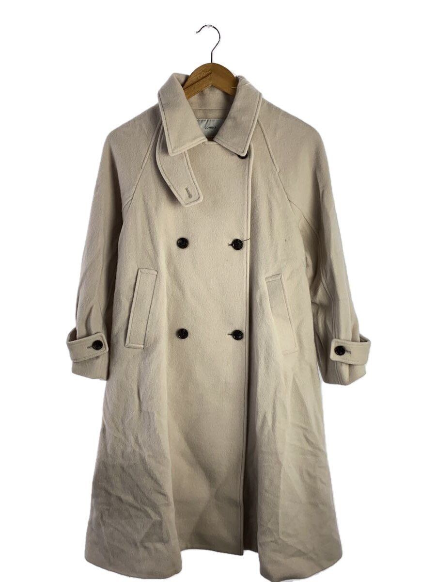 ALTRA cappotto lana svasato schiena 2 vie nuovo altro colore S panna CGH0002