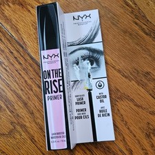 NYX On The Rise Primer Lash Booster Gray-Black Lash Primer w/ Castor Oil OTRLB01