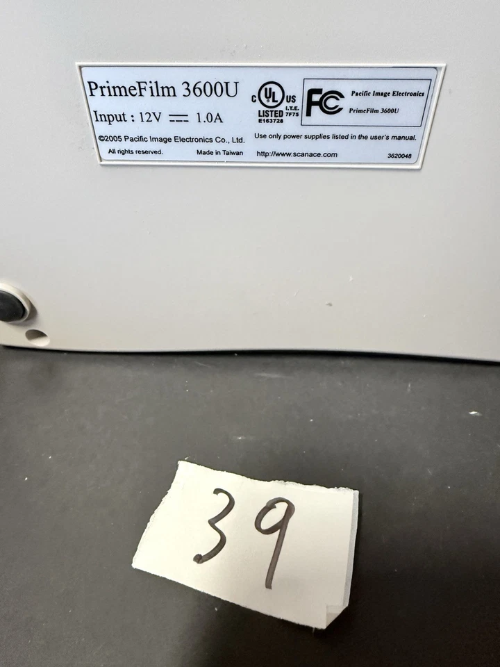 Escáner de película Pacific Image PrimeFilm 3600u, 35 mm para PC y Mac (SOLO UNIDAD) Foto 4 de 4