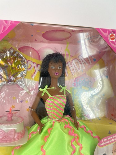 Barbie festa di compleanno bambola afroamericana esplode i propri palloncini 1998 nuovo con scatola - Foto 3 di 9