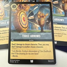 Disney Lorcana Three Arrows 197/204 EN-12 Card Lot of 4