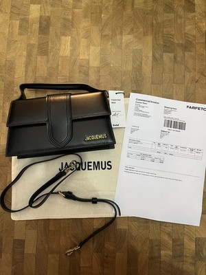 Jacquemus Le Grand Kinder Tasche Leder weiß mit Schultergurt und Staubbeutel neu