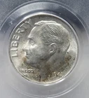 PCGS MS 65 FB / FT / FSB (Full Torch) - 1948 D Roosevelt Silver Dime. A1349.