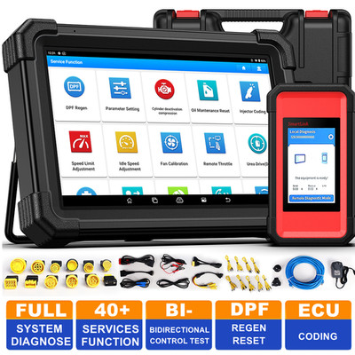 LAUNCH X431 SMARTLINK C HD KFZ OBD2 Diagnosegerät ECU Codierung 24V LKW