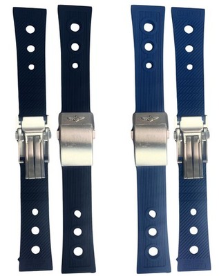 Rubber Watch Band   22mm & 24mm | Multiple Colors For Breitling 1884 Ocean Racer
