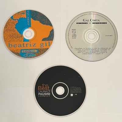 Best of Laura Pausini Beatriz Gil 35 Anos Gal Costa Minha Historia Latin CD Lot 