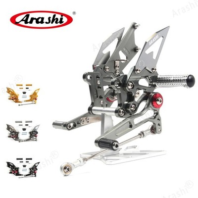 fit Kawasaki Ninja 250R EX250J SE 2008-2012 Arashi Racing Rearsets Foot Pegs