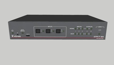 Extron DTP3 T 203 Three Input 4K/60 Switcher W/ Integrated DTP3 Transmitter (NEW