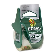 Duck Ez Start Packaging Tape With Dispenser - 1.88" Width X 66.60 Ft Length -