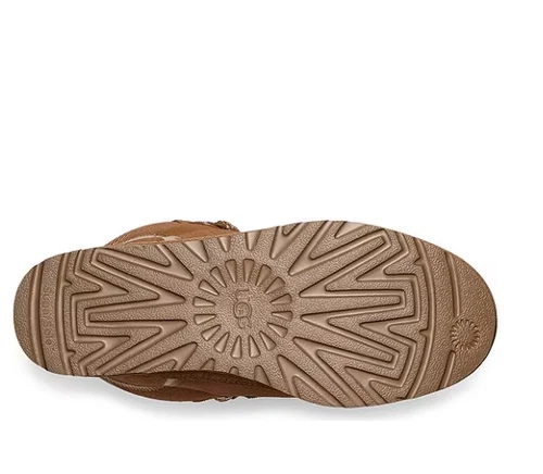 U G G Highlel Sand Chestnut Black Suede Damen Größen Sneaker Schuhe High Top - Bild 8 von 19