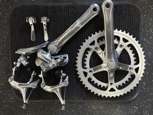 Vintage Shimano RX100 2x7 Speed Group Set (Partial Set) Excellent Condition