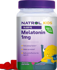 Kids Melatonin 1Mg, Supplement for Restful Sleep, 140 gum exp. 06/2026