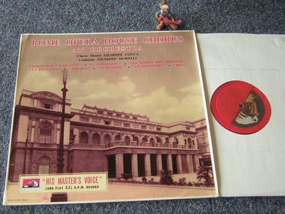 HMV ALP 1277 ROME OPERA HOUSE CHORUS Italian Operatic Choruses 1958 UK LP