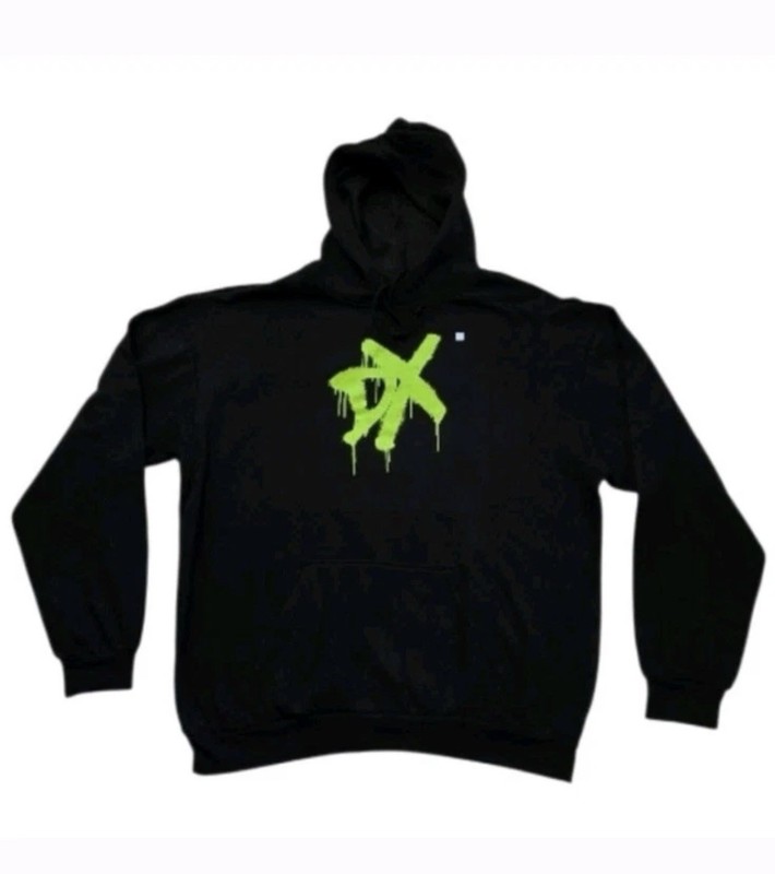 WWE D-Generation X (DX) Black Pullover Hoodie Sweatshirt Officially Licensed