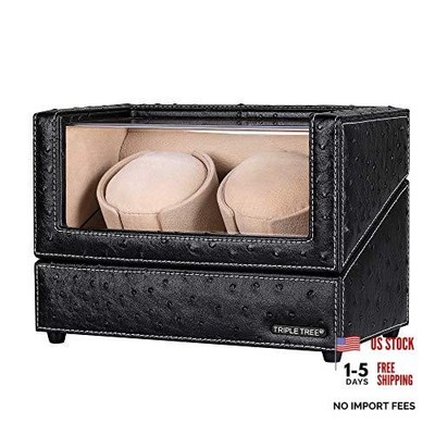 Watch Winders for Automatic Watches, Unique Leather Automatic Winder with