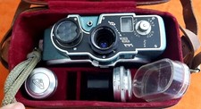 Bauer 88 E Doppelacht Film Camera With Lenses  Case - Classic-Camera-Store