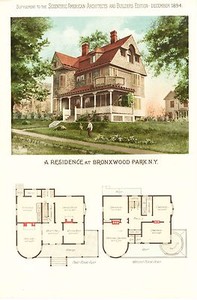 Bronxwood Park, N. Y. - Scientific American Architects and Builders Edition-1894