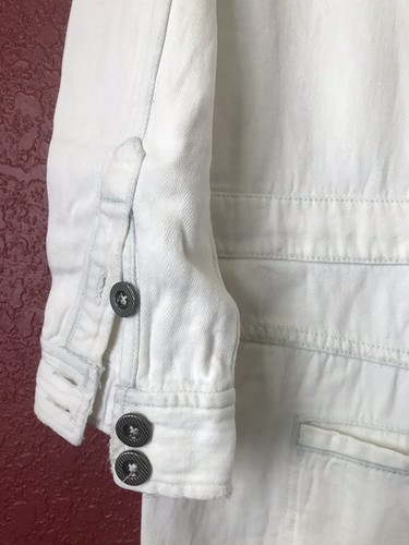 Free People Castaway Fischgrät Overall Jumpsuit Gr. 6 weiß selten Einteiler - Bild 9 von 10